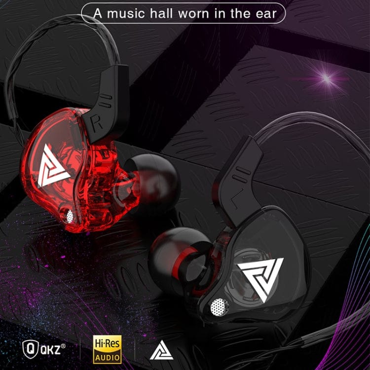 Apple Accessories QKZ AK6 3.5mm In-Ear Wired Subwoofer Sports Earphone, Cable Length: About 1.2m, 1 PCS, 1 Pair