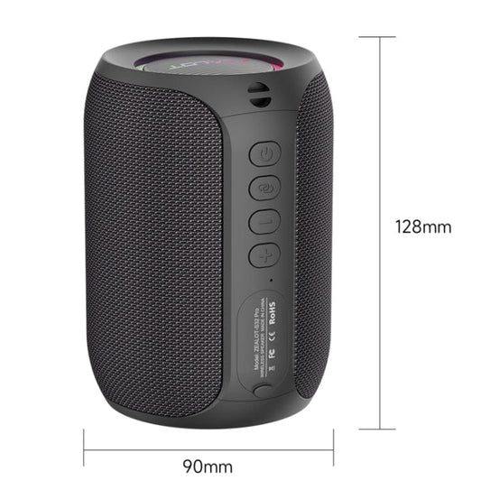 Zealot S32 Pro 15W High Power Bluetooth Speaker with Colorful Light(Black)