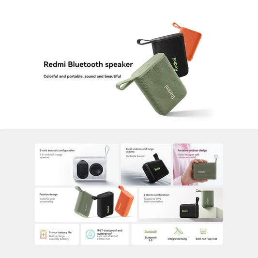 Xiaomi Redmi IP67 Waterproof Portable Bluetooth Speaker(Green)