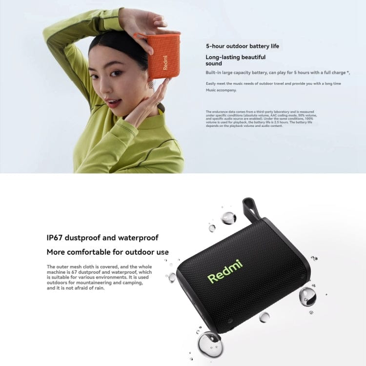 Xiaomi Redmi IP67 Waterproof Portable Bluetooth Speaker(Green)