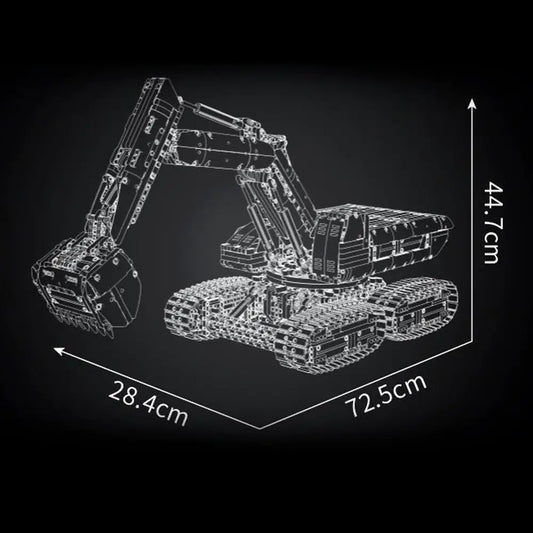 Mould King All Terrain Sci-Fi Excavator 17079 6972316266675