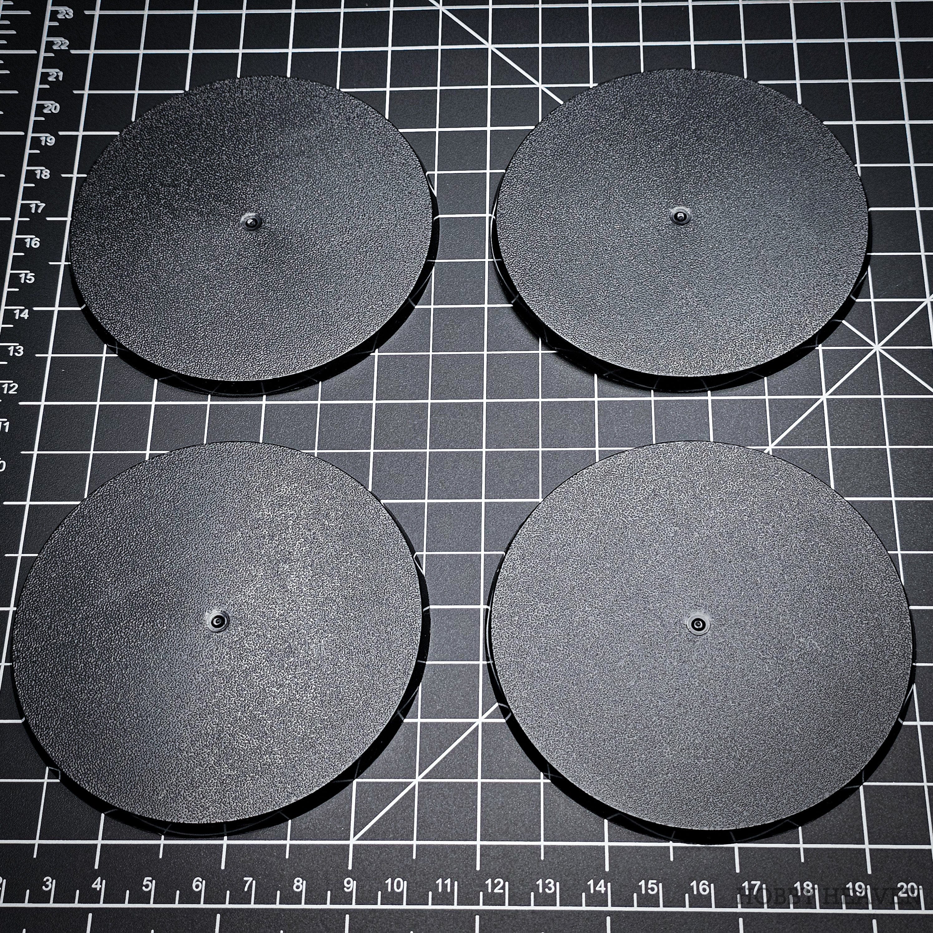 Base 90mm Round Plain Plastic Bases