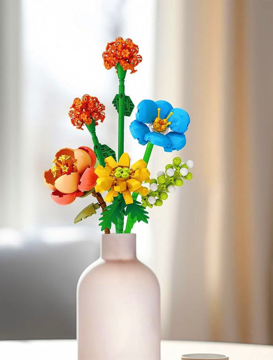 LOZ Eternal Flowers Orange Twilight Bouquet 4601 6932691946012