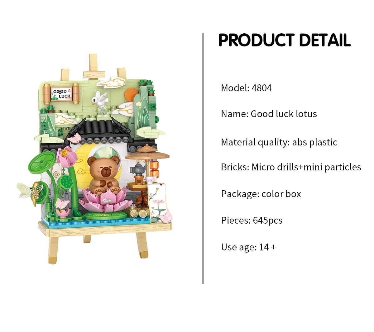LOZ Lotus Garden Painting Easel 4804 6932691948047