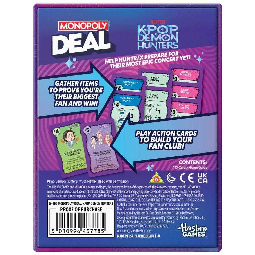 Monopoly Deal: KPop Demon Hunters 5010996437785