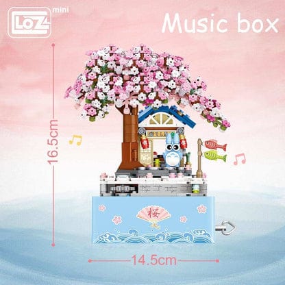 LOZ Cherry Blossom Sakura/Bonsai Music Box 1221 6932691912215