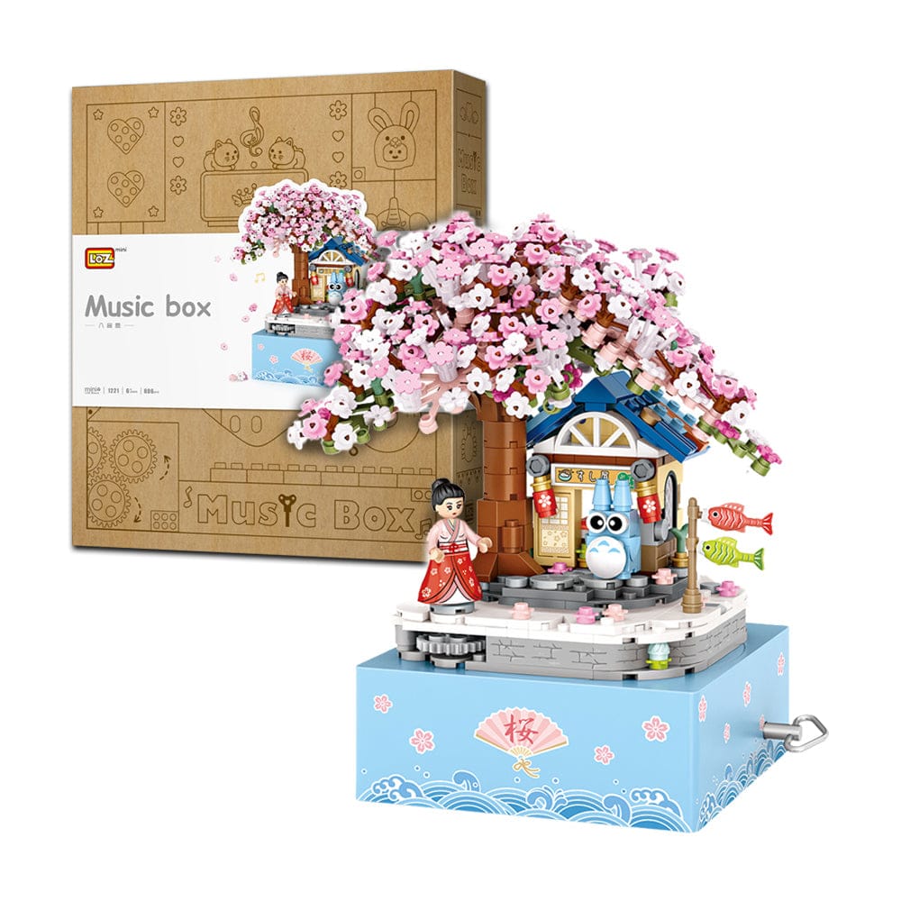 LOZ Cherry Blossom Sakura/Bonsai Music Box 1221 6932691912215
