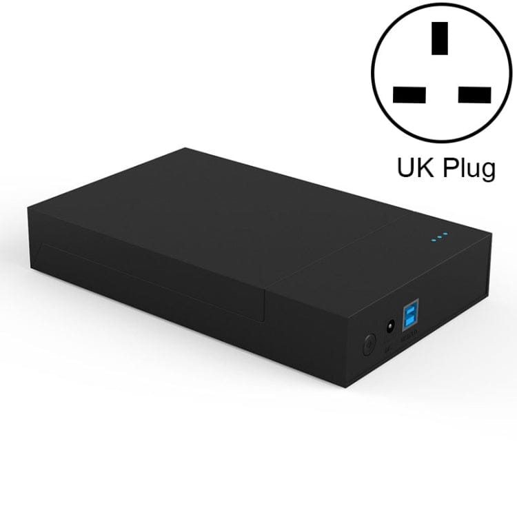 Blueendless 2.5 / 3.5 inch SSD USB 3.0 PC Computer External Solid State Mobile Hard Disk Box Hard Disk Drive (UK Plug)