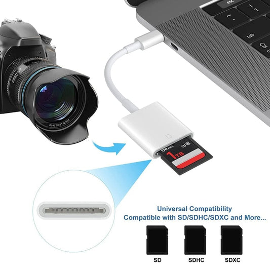 Mobile Accessories 2pcs USB-C / Type-C to SD(HC) Card Reader Adapter