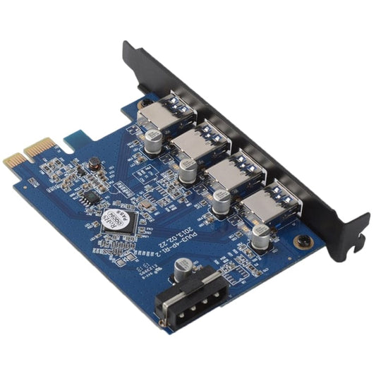 Computer & Networking 4 Ports USB3.0 ORICO PVU3-4P 4 Ports USB3.0 PCI Express Card for Desktop, 4 Ports USB3.0