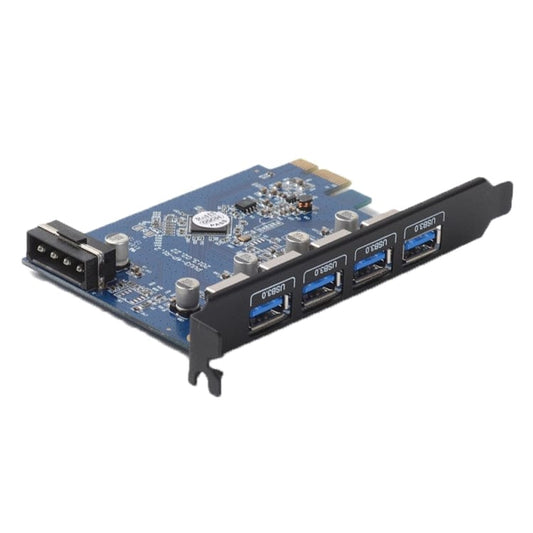 Computer & Networking 4 Ports USB3.0 ORICO PVU3-4P 4 Ports USB3.0 PCI Express Card for Desktop, 4 Ports USB3.0