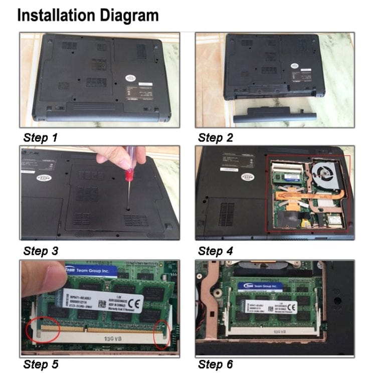 Computer & Networking XIEDE X029 DDR2 533MHz 2GB General Full Compatibility Memory RAM Module for Laptop
