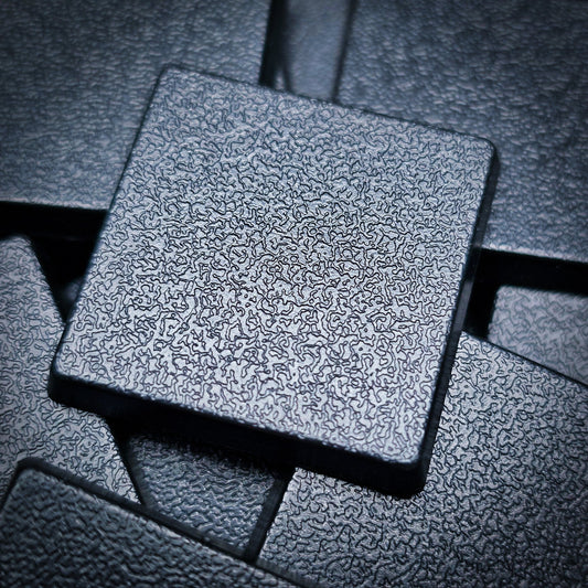 Base 25mm Square Plain Plastic Bases