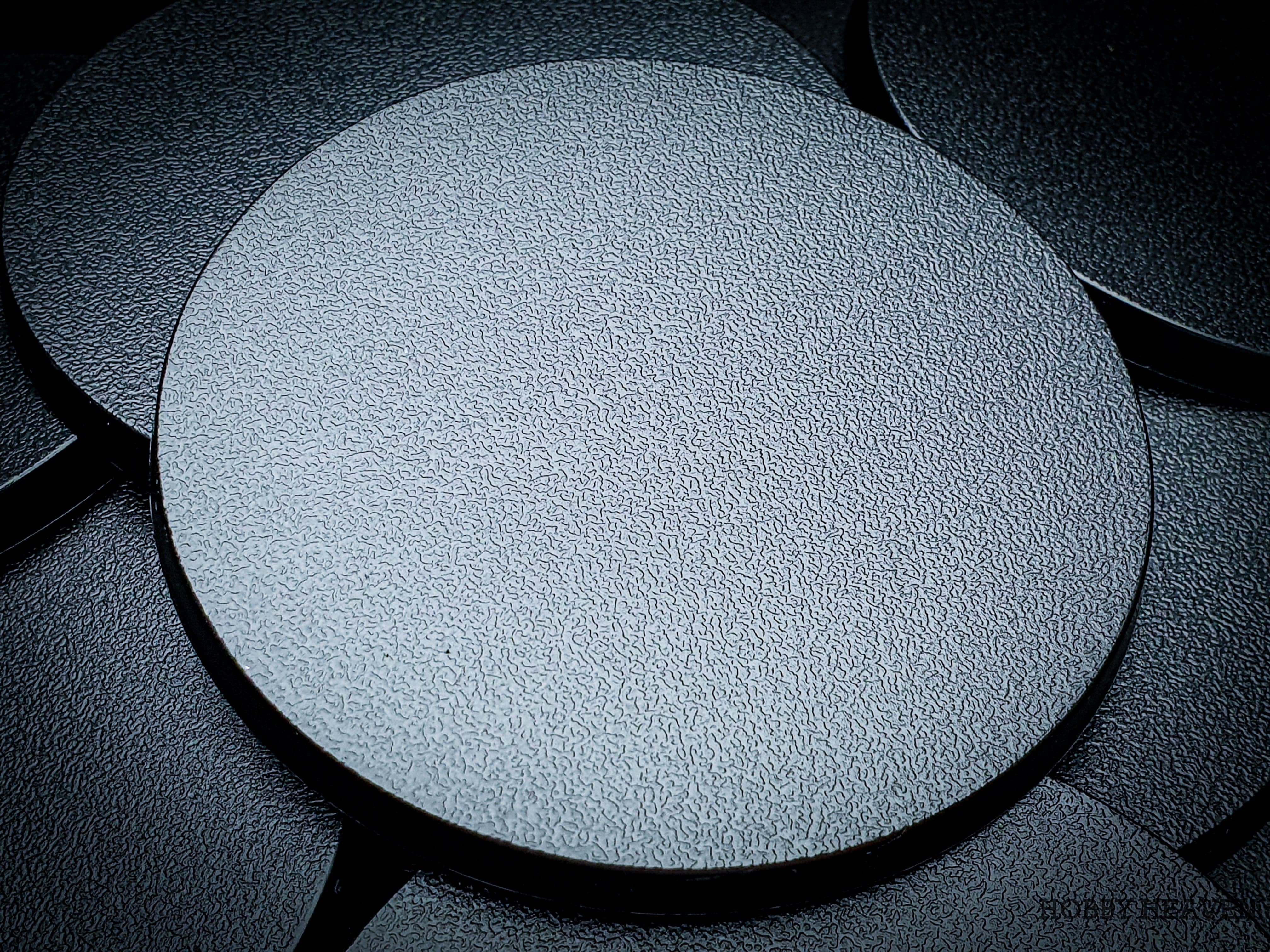 Base 80mm Round Plain Plastic Bases