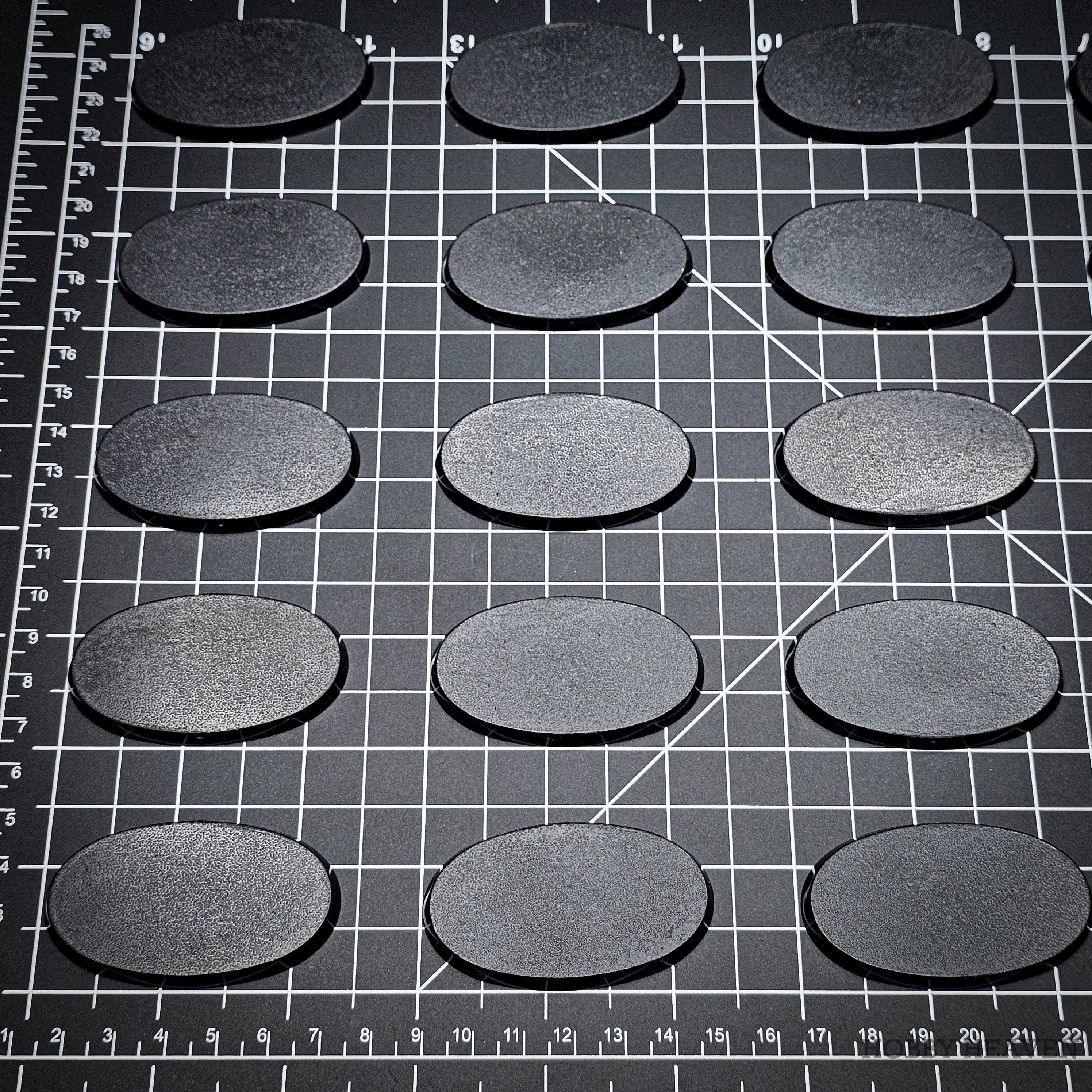 Base 60x35mm Oval Plain Plastic Bases