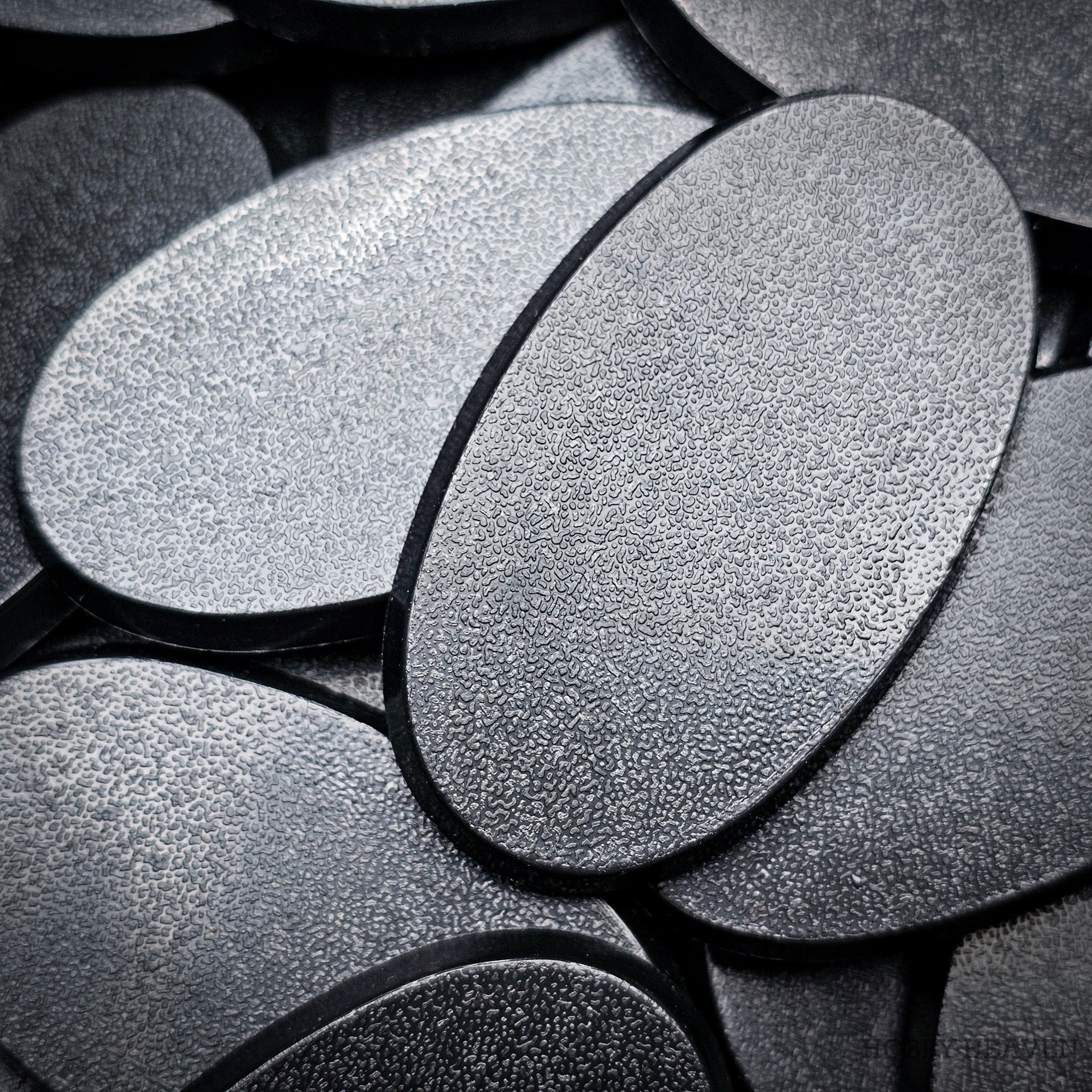 Base 60x35mm Oval Plain Plastic Bases