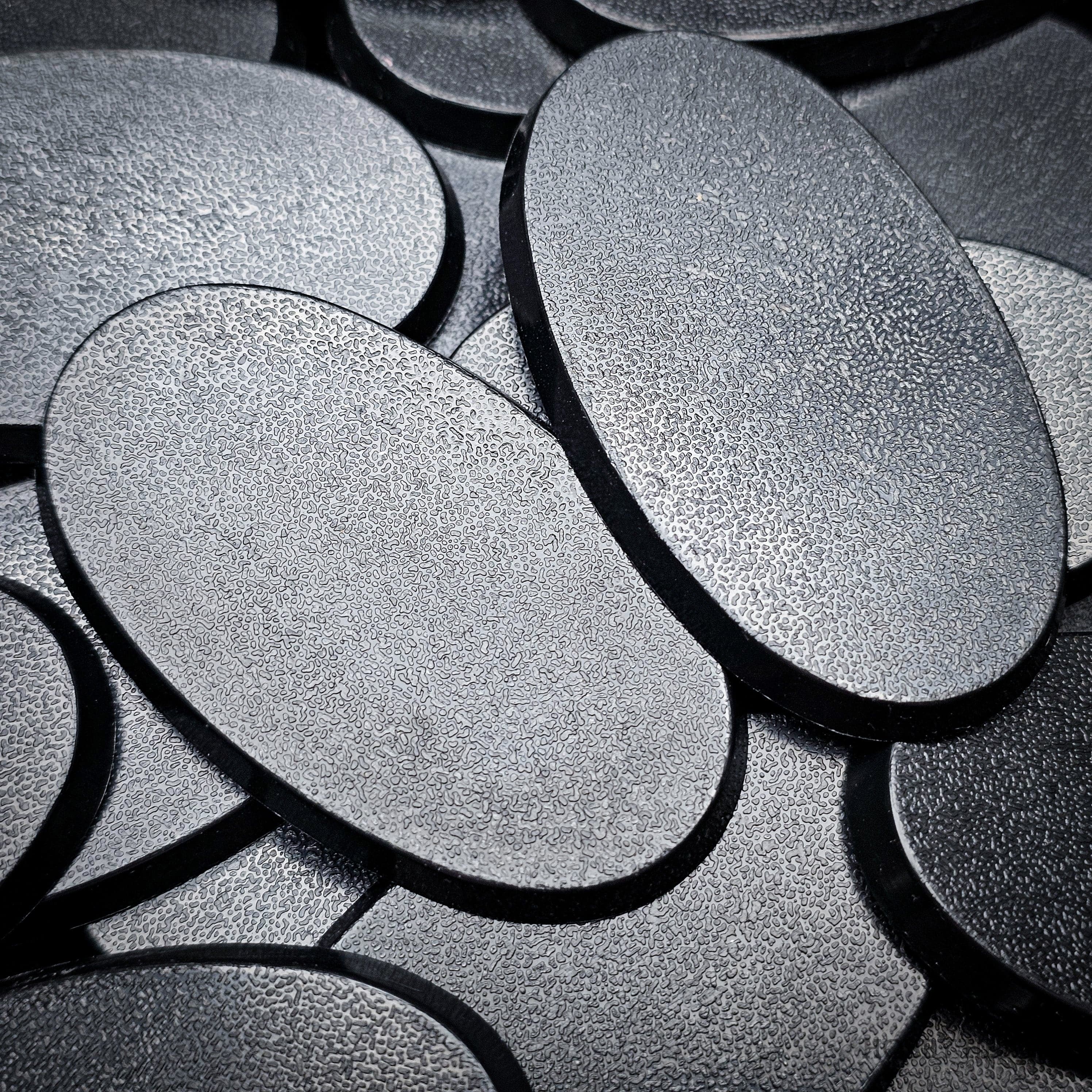 Base 60x35mm Oval Plain Plastic Bases