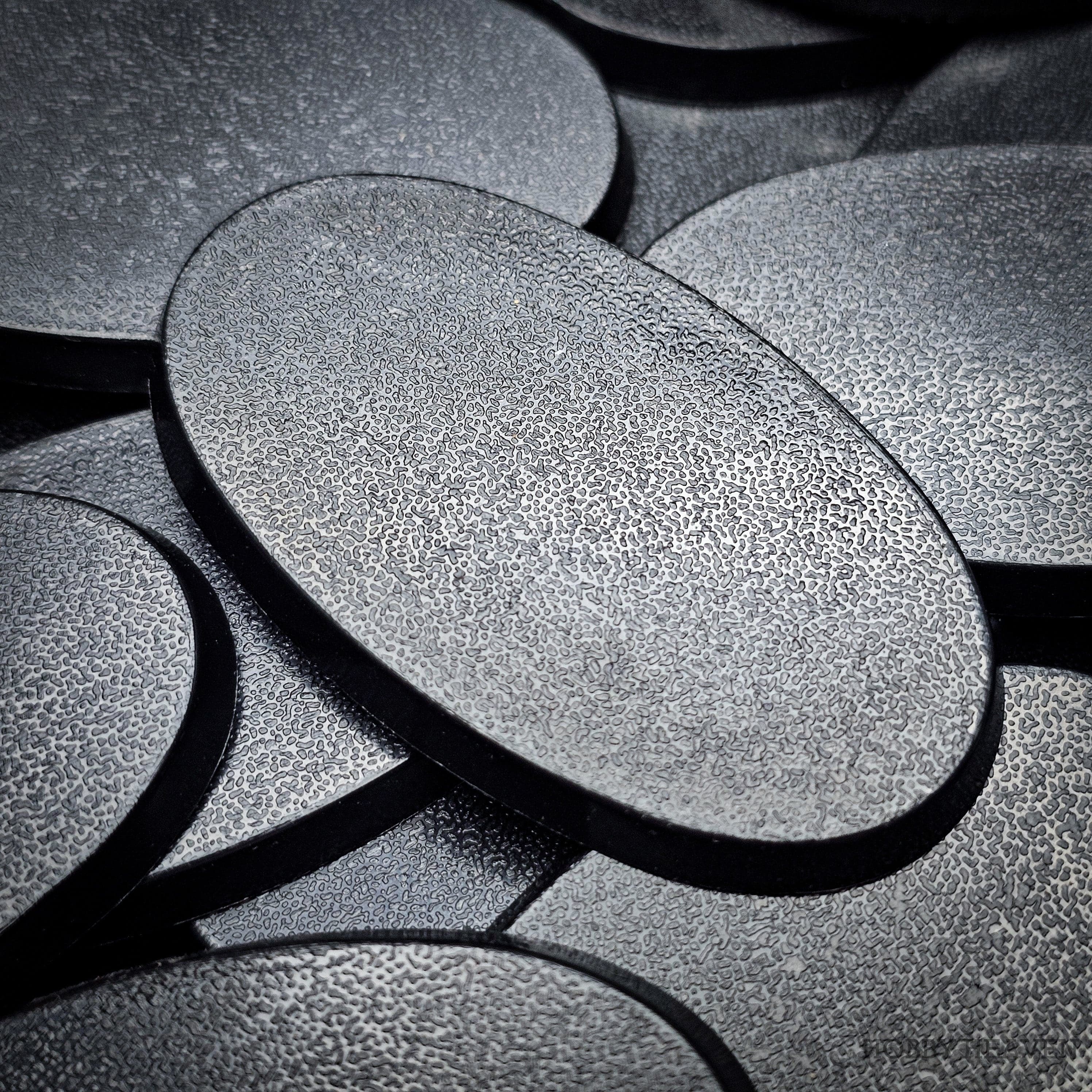 Base 60x35mm Oval Plain Plastic Bases
