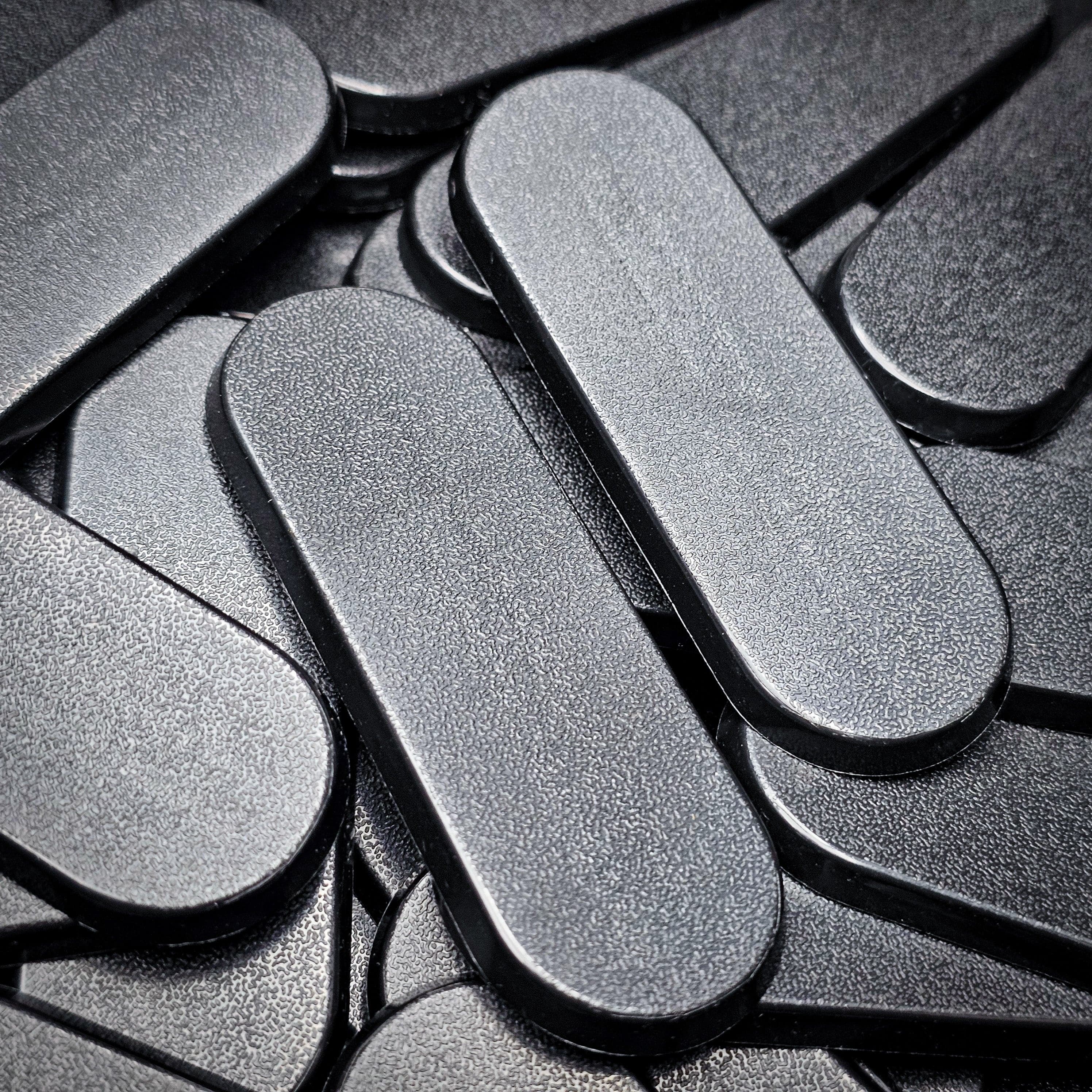 Base 70x25mm Pill Bike Plain Plastic Bases