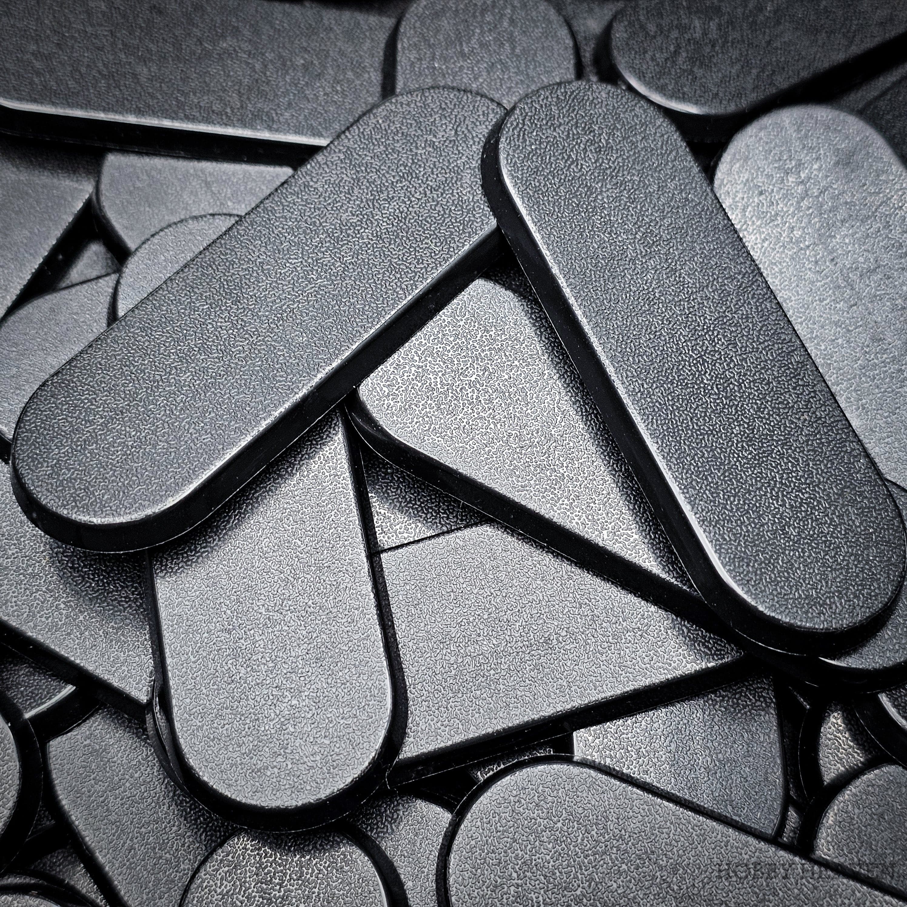 Base 70x25mm Pill Bike Plain Plastic Bases