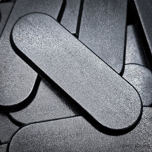 Base 70x25mm Pill Bike Plain Plastic Bases