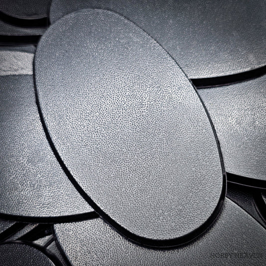 Base 90x52mm Oval Plain Plastic Bases