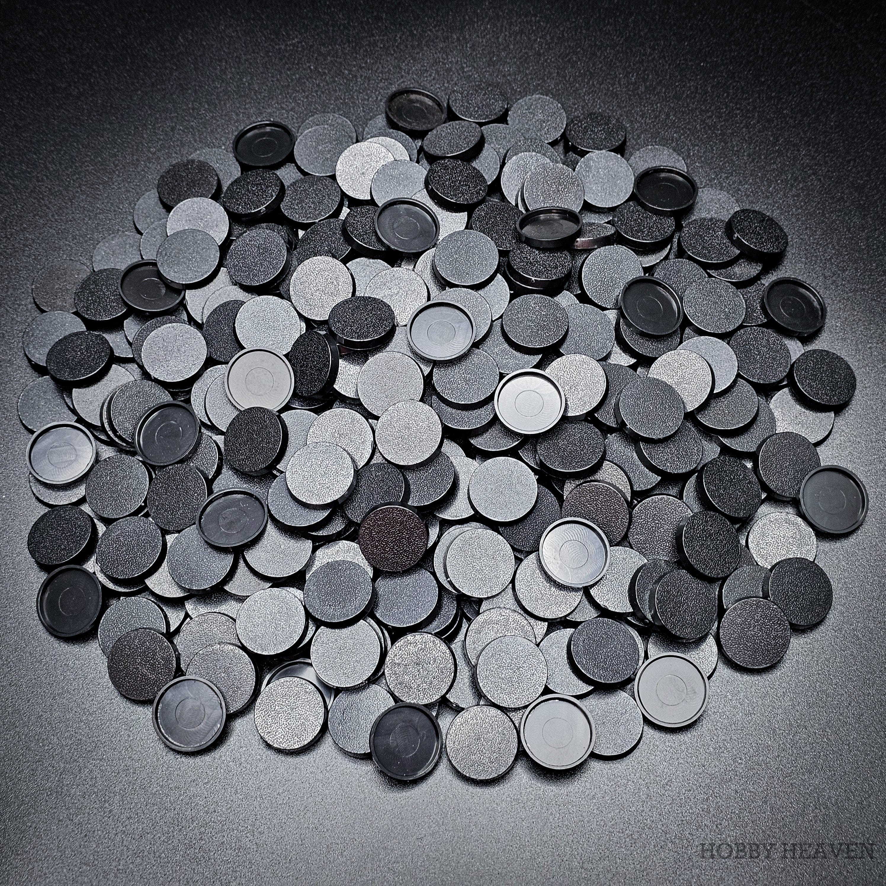 Base 20mm Round Plain Plastic Bases