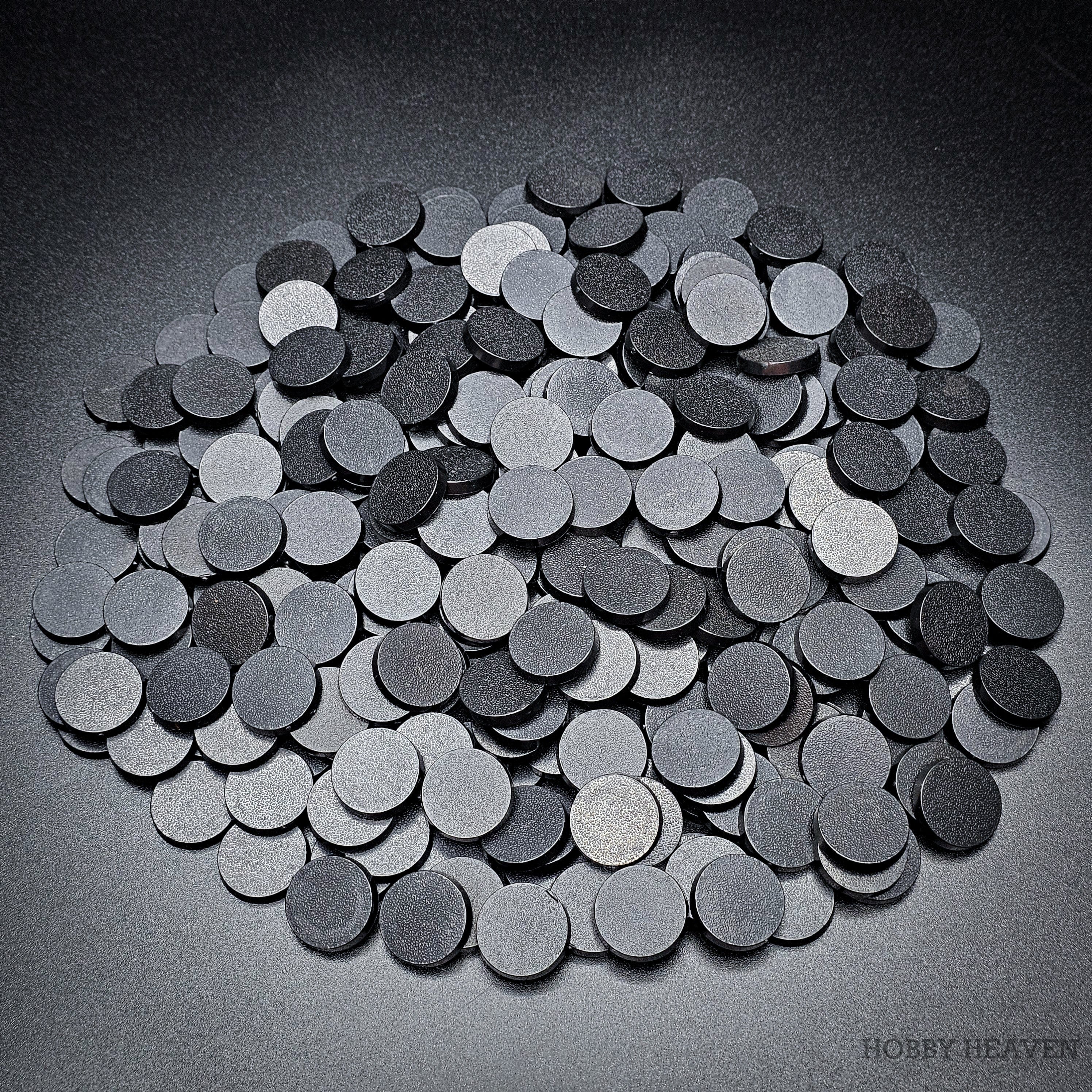 Base 20mm Round Plain Plastic Bases