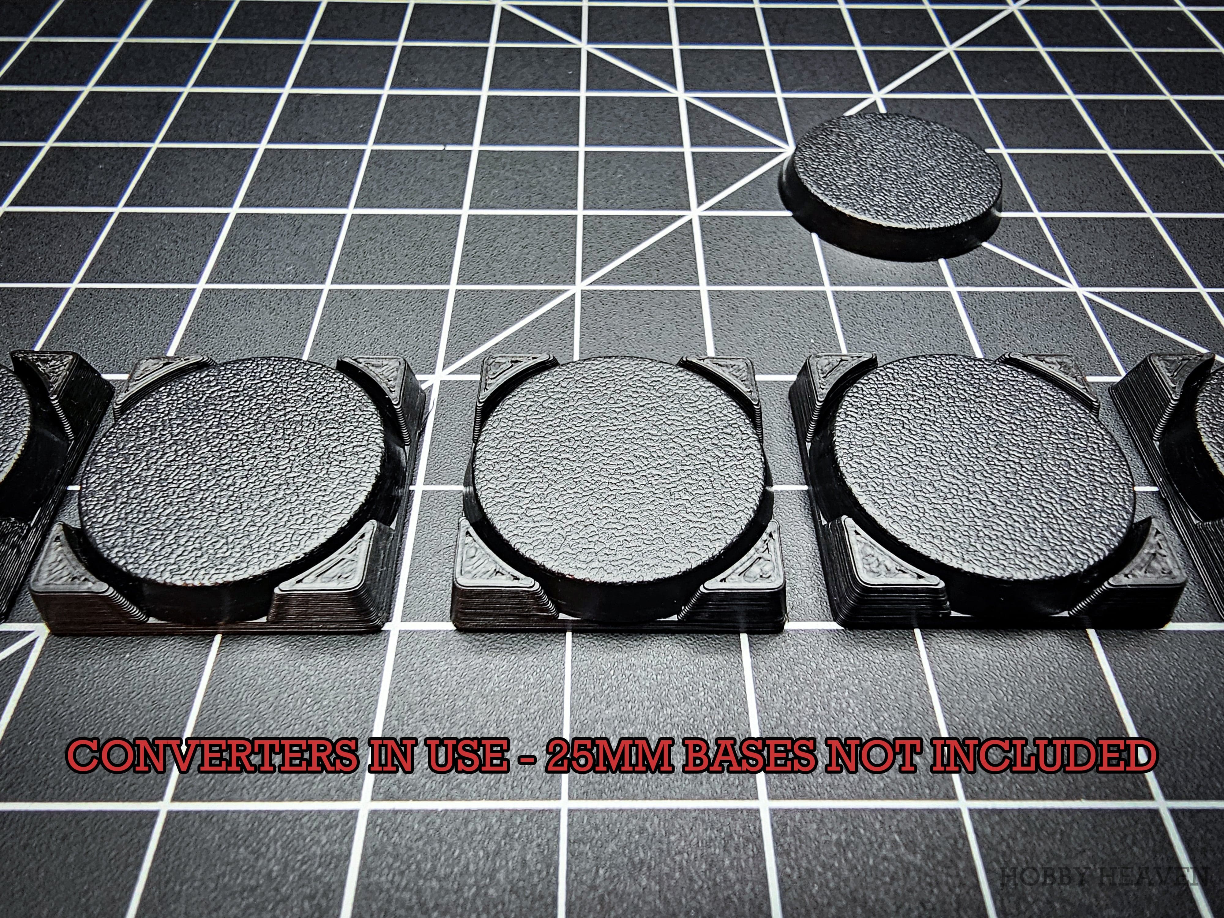 Base Round to Square Bases Shape and Size Converters 3d Print Full Range