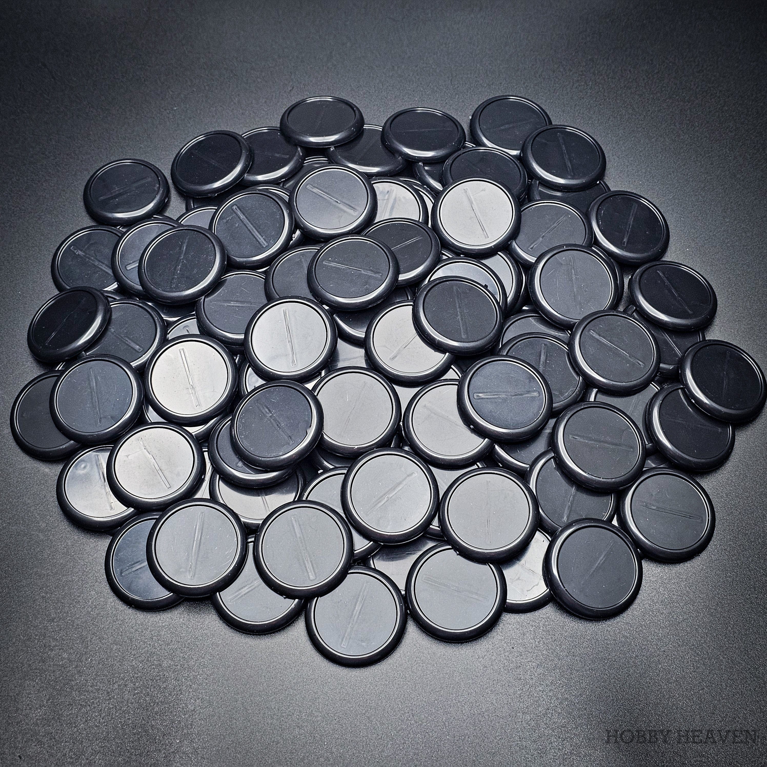Base 40mm Wide Lip Round Plastic Bases