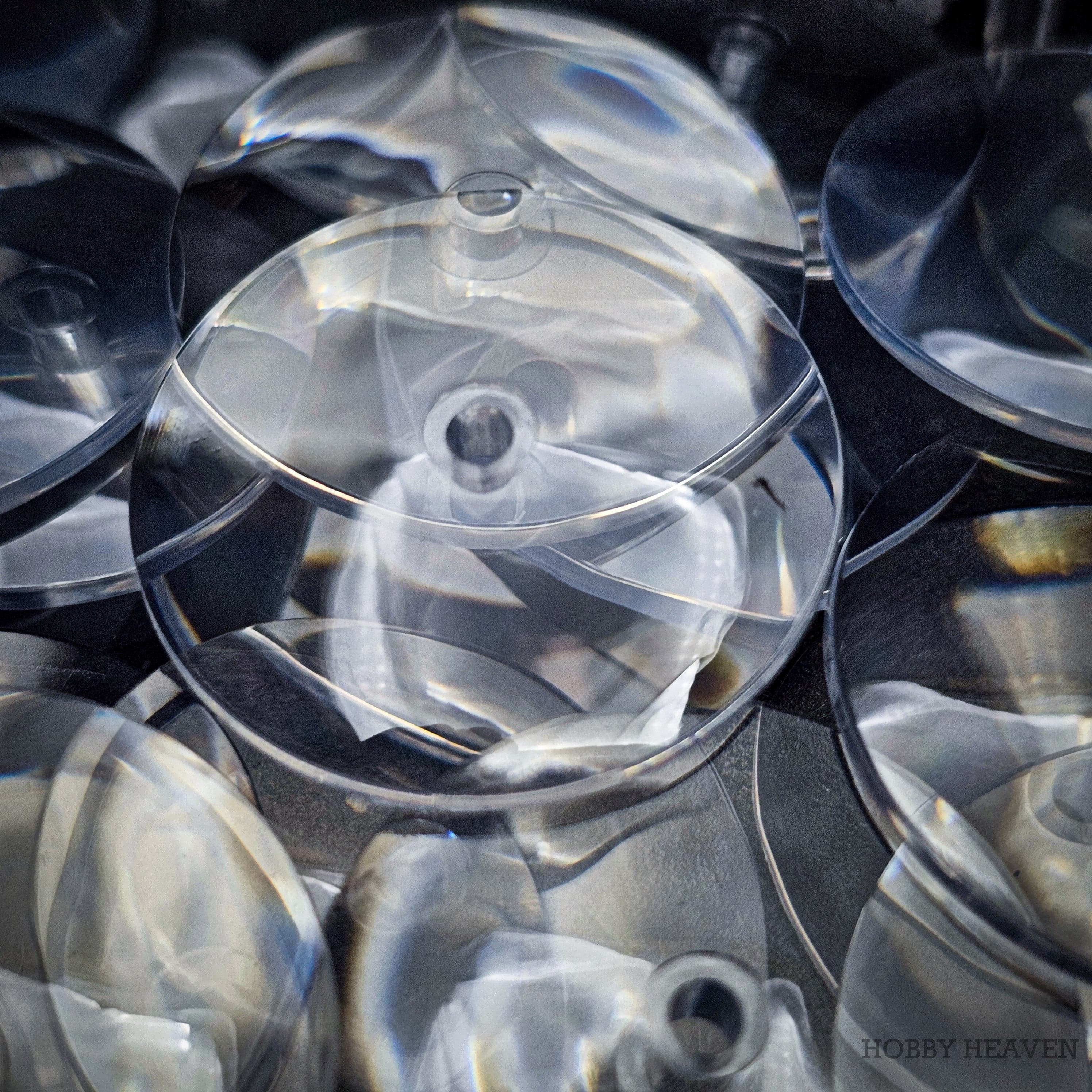 Base 32mm Round Flying Clear Plastic Base