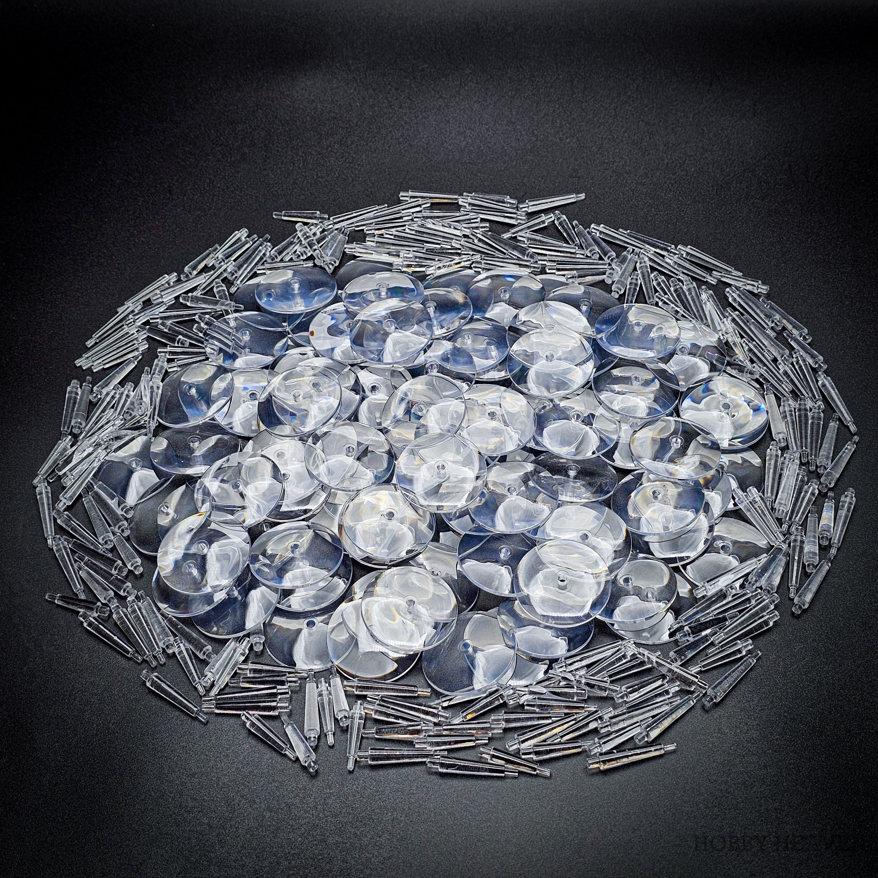 Base 32mm Round Flying Clear Plastic Base
