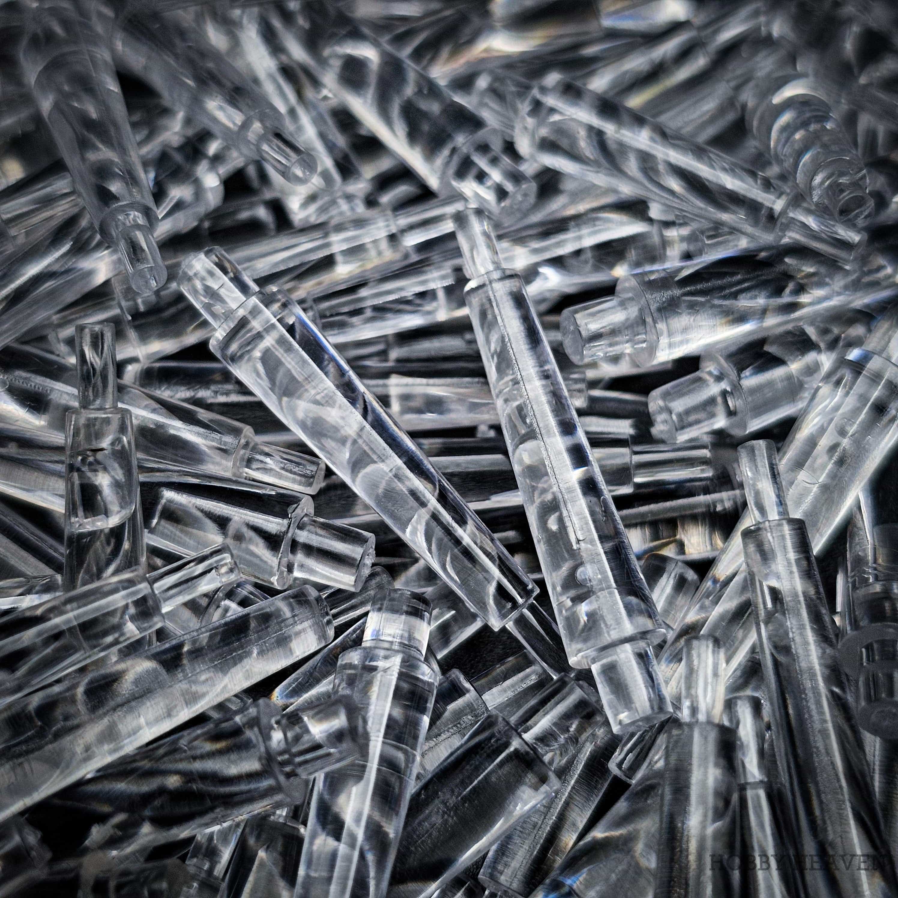 Base 32mm Round Flying Clear Plastic Base