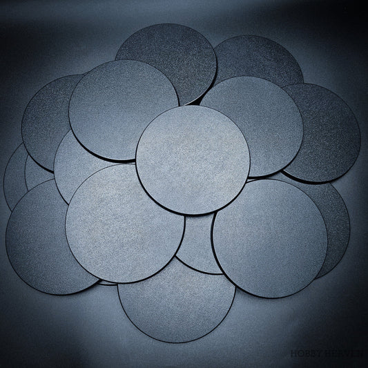 Base 130mm Round Plain Plastic Bases