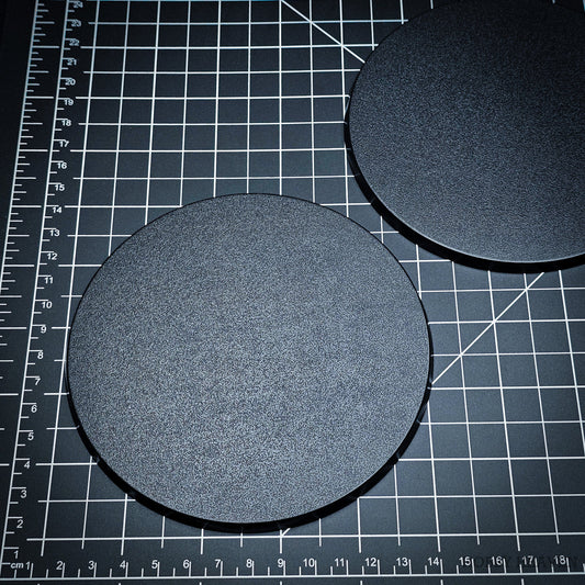Base 130mm Round Plain Plastic Bases