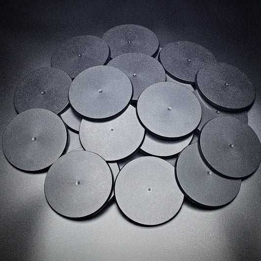 Base 90mm Round Plain Plastic Bases
