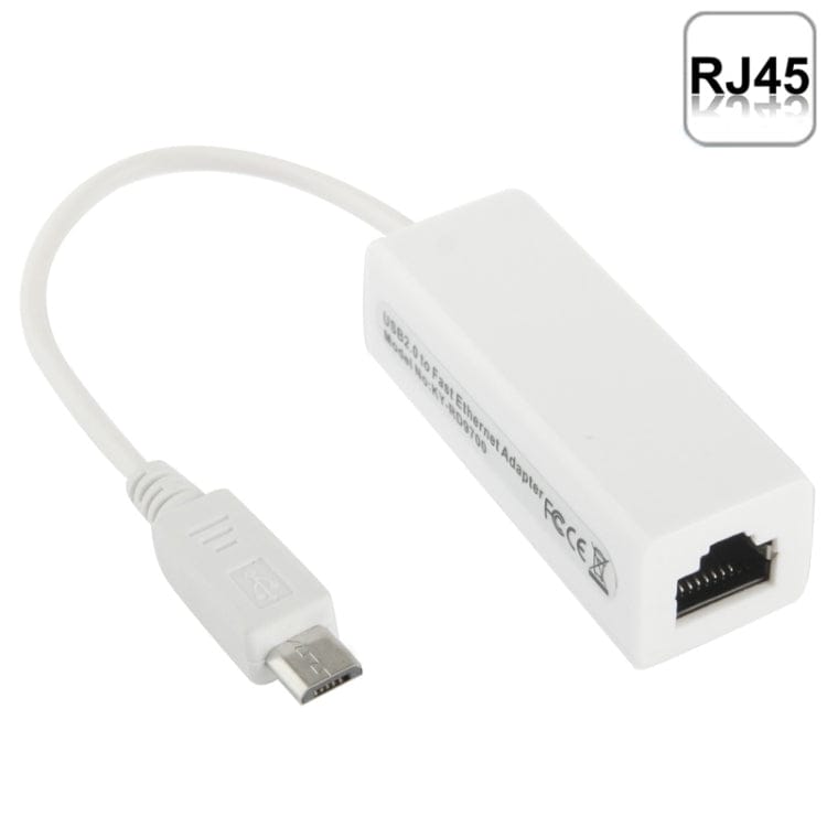 Mobile Accessories Micro USB 2.0 Ethernet Adapter for Tablet PC / Android TV, Length: 20cm