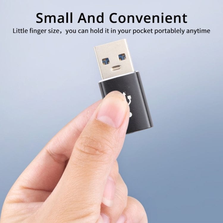 Mobile Accessories 3 PCS USB-C / Type-C Female to USB 3.0 Male Aluminum Alloy Adapter, Support Charging & Transmission Data, USB 3.0