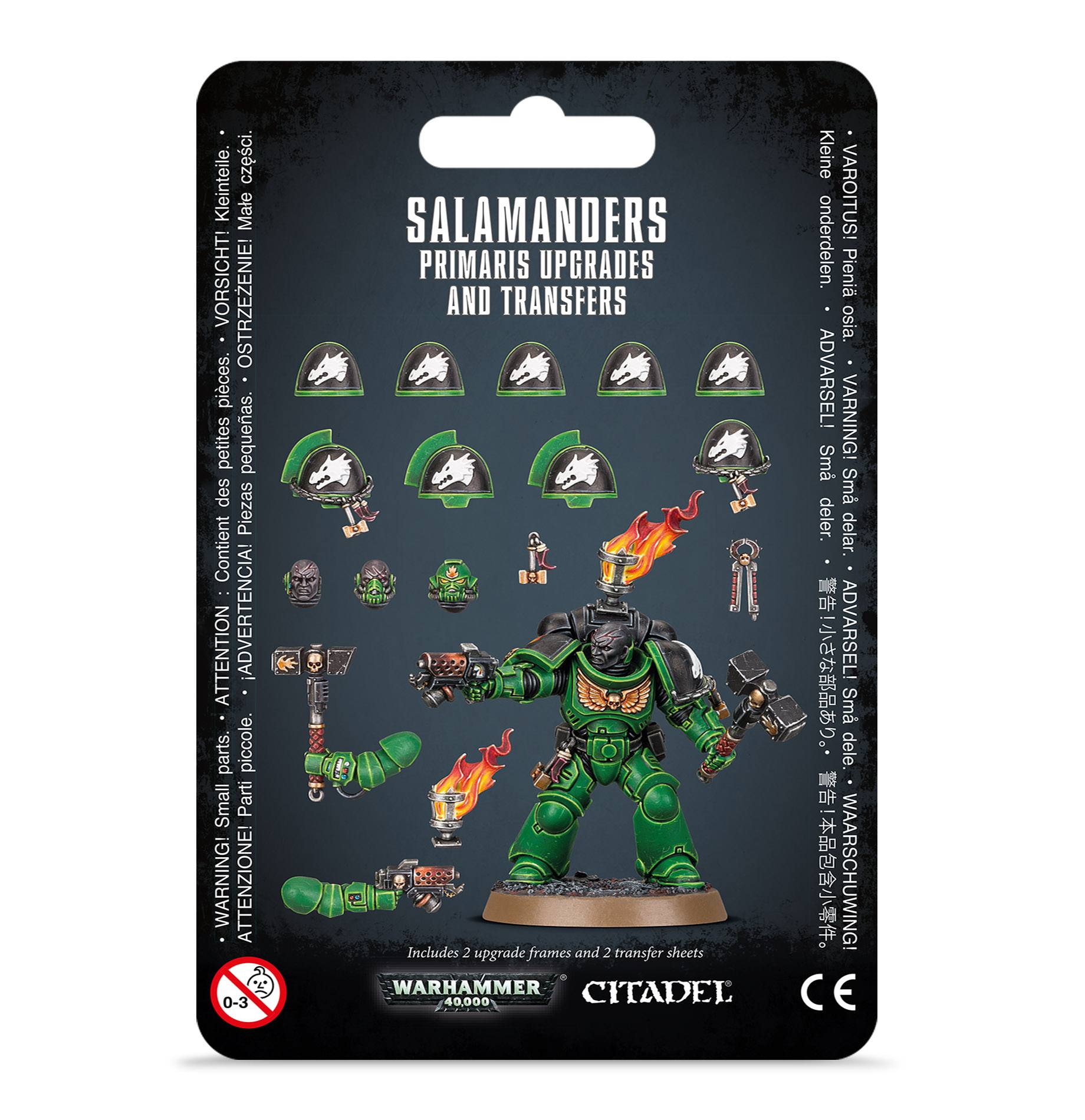 Space Marine SALAMANDERS PRIMARIS UPGRADES & TRANSFERS 5011921140855