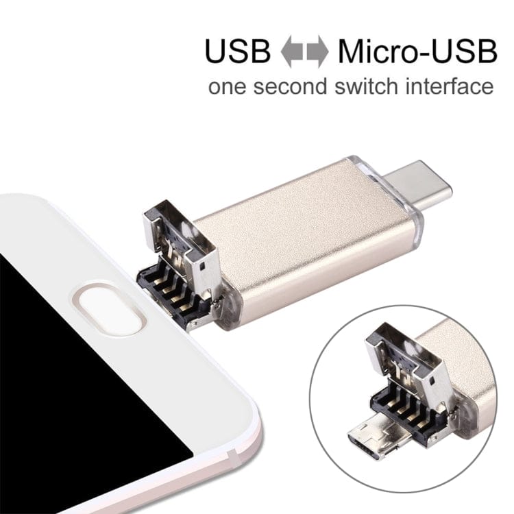 Mobile Accessories For Type-C Smartphones & PC Computer, 128GB