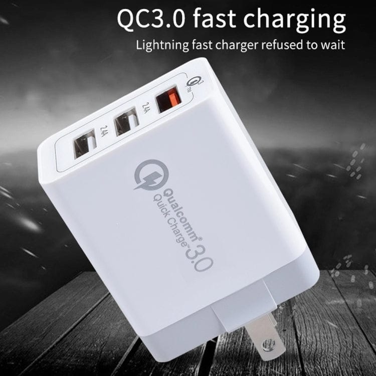 Mobile Accessories with Micro USB Cable, US Plug SDC-30W 2 in 1 USB to Micro USB Data Cable + 30W QC 3.0 USB + 2.4A Dual USB 2.0 Ports Mobile Phone Tablet PC Universal Quick Charger Travel Charger Set, US Plug, with Micro USB Cable, US Plug
