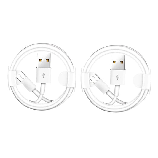 Mobile Accessories Micro USB XJ-023 2 PCS USB Male to Micro USB Male Interface Charge Cable, Length: 1m, Micro USB