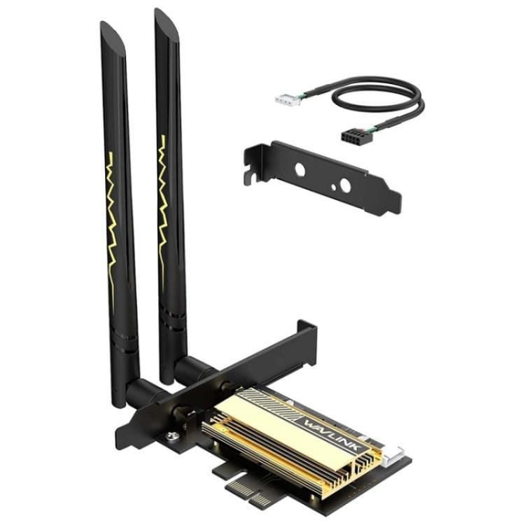WN675X3-C WAVLINK WN675X3-C WiFi 6E Pcie WiFi Network Card Adapter Triple Band AX210 AX5400, WN675X3-C