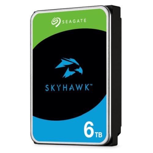 6 TB Seagate 3.5" SkyHawk Surveillance Hard Drive  8 Drive Bays Supported up to 8TB 8719706028301