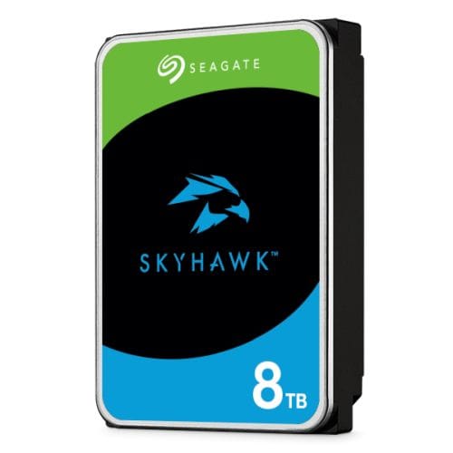 8 TB Seagate 3.5" SkyHawk Surveillance Hard Drive  8 Drive Bays Supported up to 8TB 8719706028325