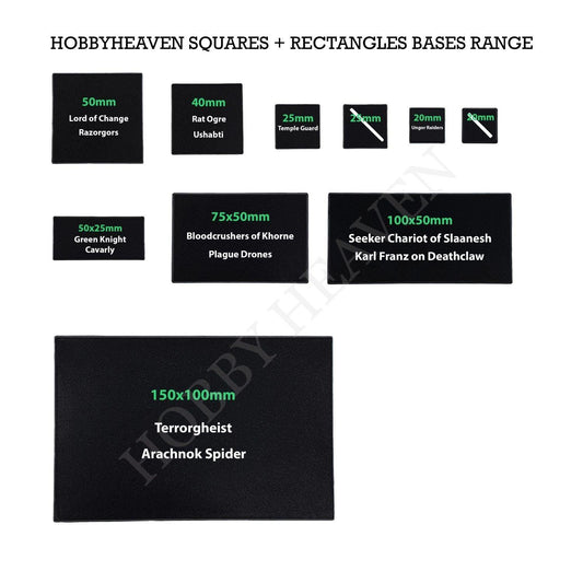 Base 90x52mm Oval Plain Plastic Bases