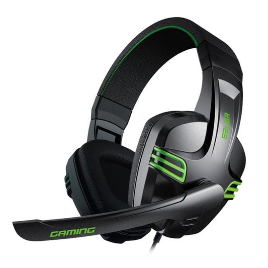 Computer & Networking black Salar KX101 3.5mm Wired Earphone Gaming Headset PC Gamer Stereo Headphone with Microphone for Computer
