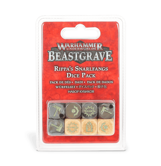 WARHAMMER UNDERWORLDS WARHAMMER UNDERWORLDS: RIPPA'S SNARLFANGS DICE 5011921124763