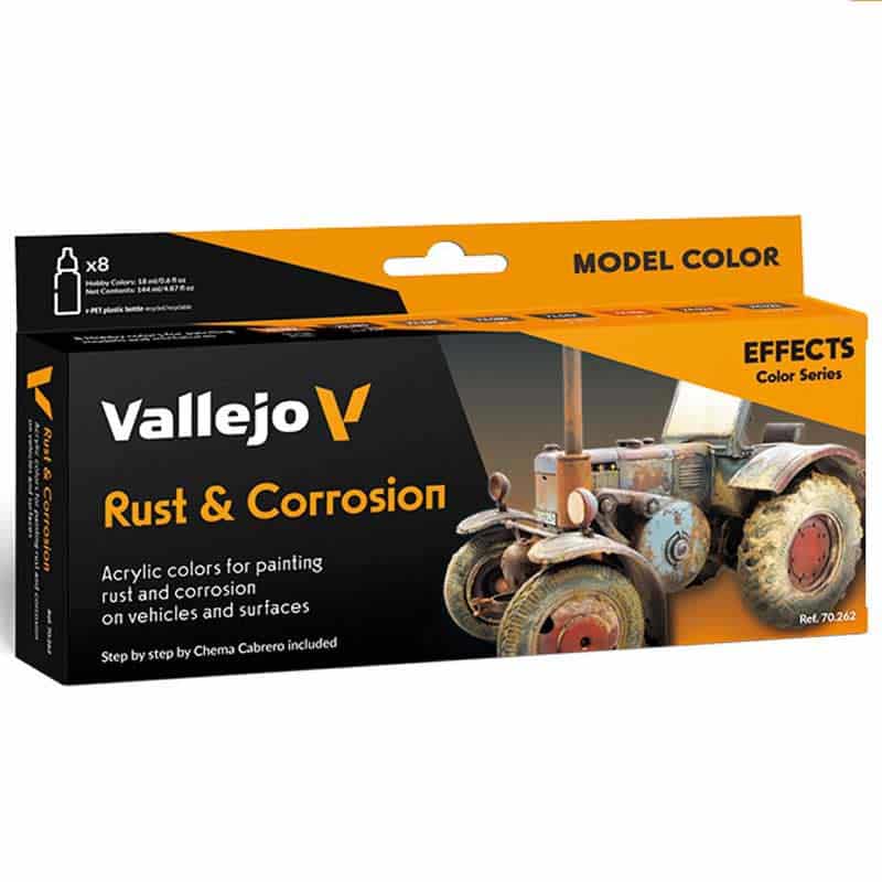 Paint Vallejo Rust & Corrosion Set (x8) 8429551702621