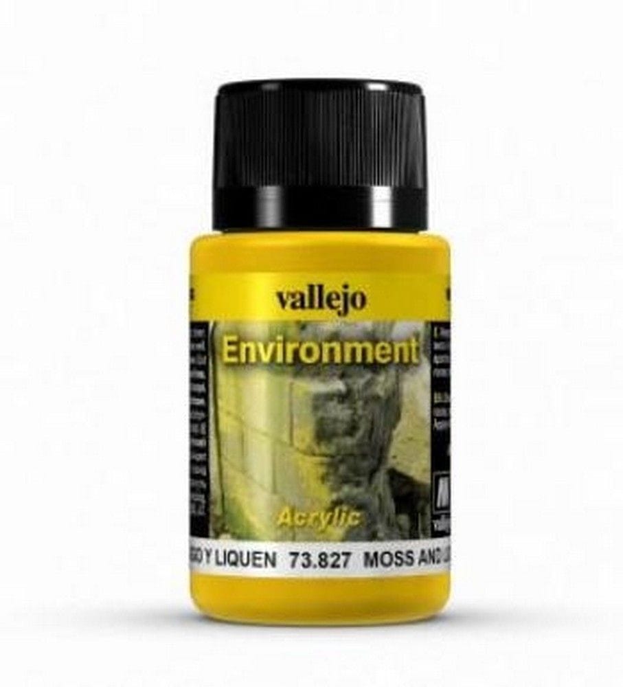 Paint Vallejo Weathering Effects 40ml - Moss and Lichen Effect 8429551738279
